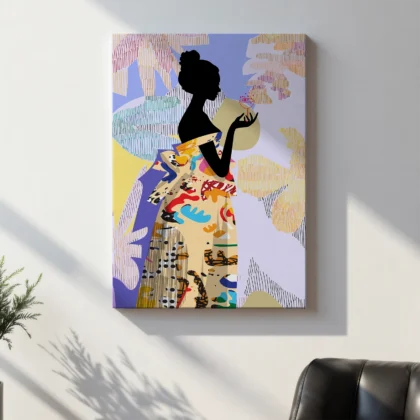Woman Wall Art – Silent Elegance