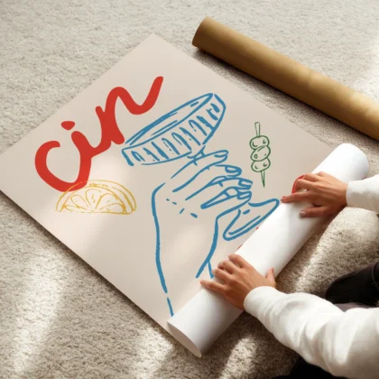 Wandbild – Cin Cin Cocktail