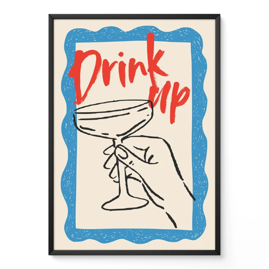 Cocktail Wall Art – Drink Up