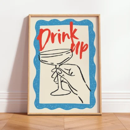 Cocktail Wall Art – Drink Up