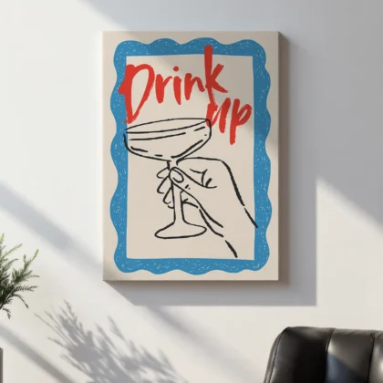 Cocktail Wall Art – Drink Up