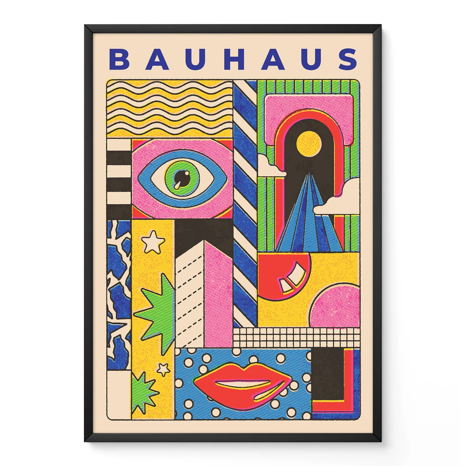 Bauhaus Print – Abstract Wall Art