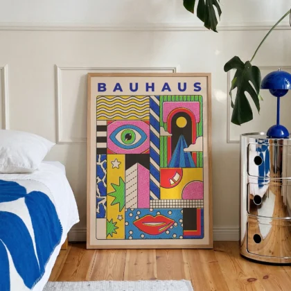 Bauhaus Print – Abstract Wall Art