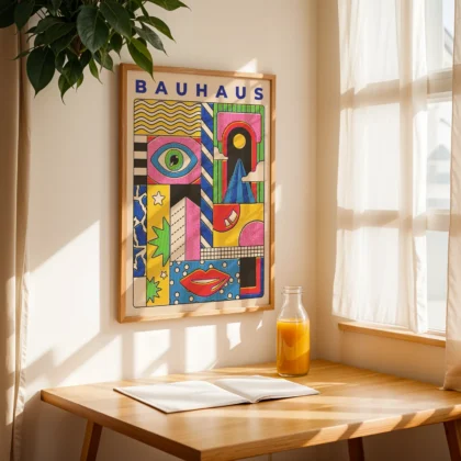 Bauhaus Print – Abstract Wall Art