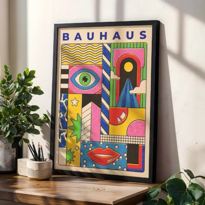 Bauhaus Print – Abstract Wall Art