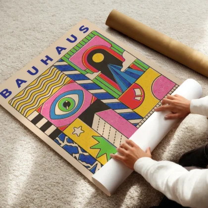 Bauhaus Print – Abstract Wall Art