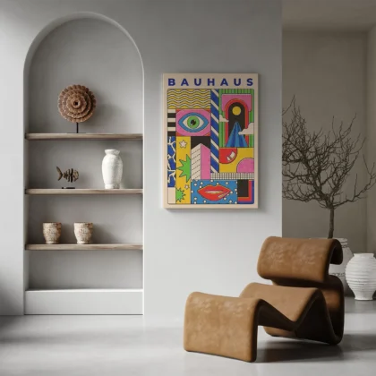 Bauhaus Print – Abstract Wall Art