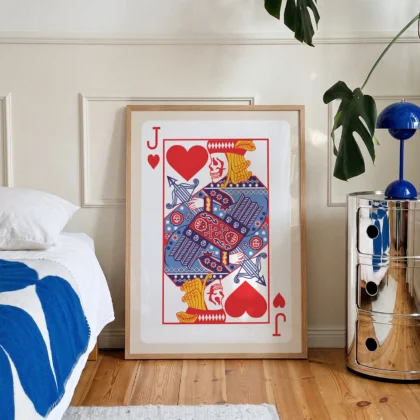 Playing Card Wall Art – Jack of Hearts