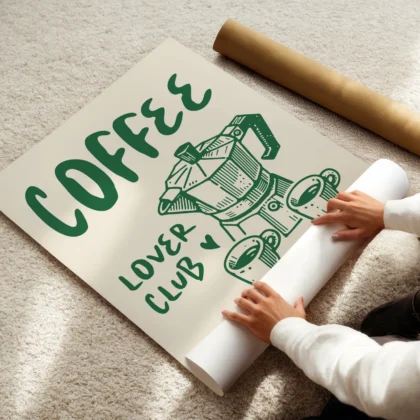 Coffee Lover Club Wall Art