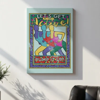 Fitness Wall Art – Pump It Up!
