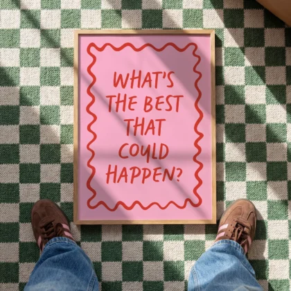 Custom Text Print – Personalised Typography Wall Art