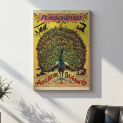 Peacock Styles – Vintage Advertising Print