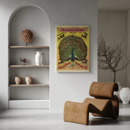 Peacock Styles – Vintage Advertising Print