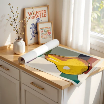 Wandbild – Birne