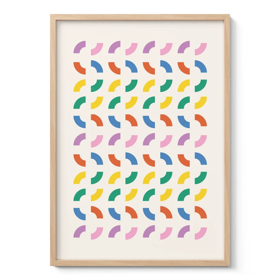 Geometric Wall Art – Color Play