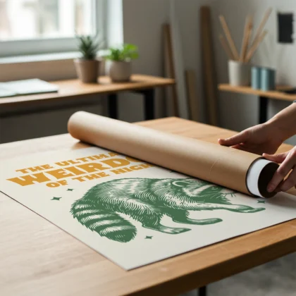 Raccoon Art Print – The Ultimate Weirdos of the Night