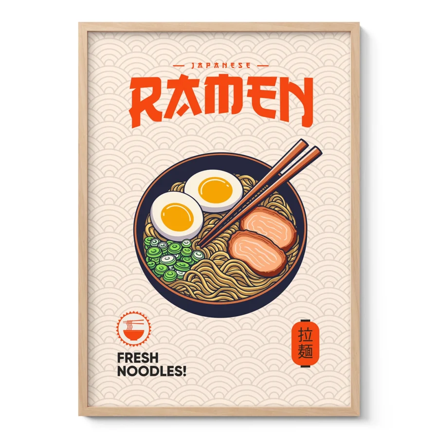 Ramen Wall Art – Japanese Fresh Noodles