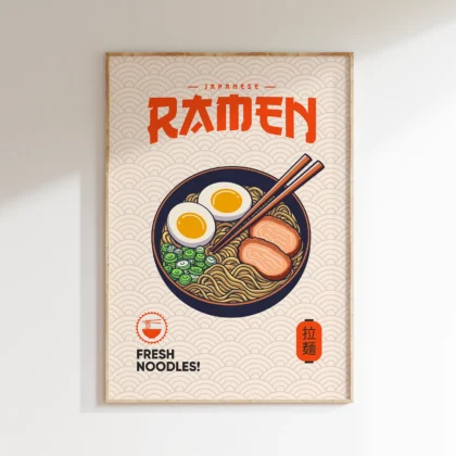 Ramen Wall Art – Japanese Fresh Noodles