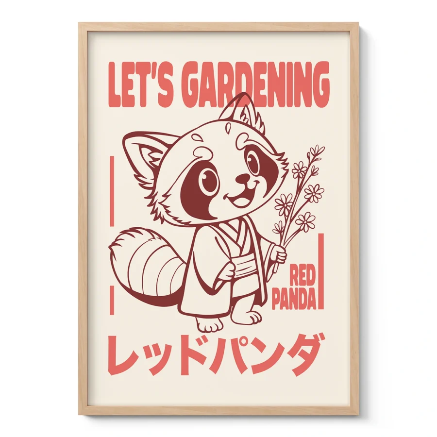 Red Panda Wall Art