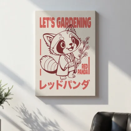 Wandbild Roter Panda