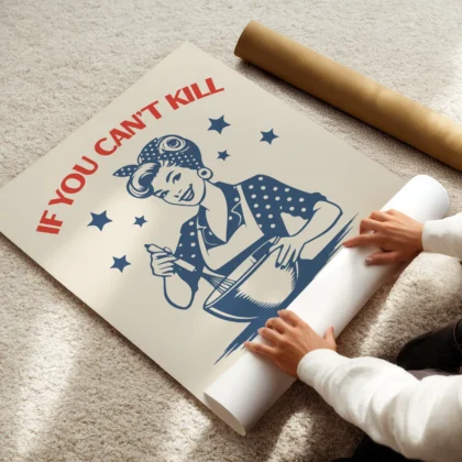 Retro Housewife Wall Art – Just Try Poison