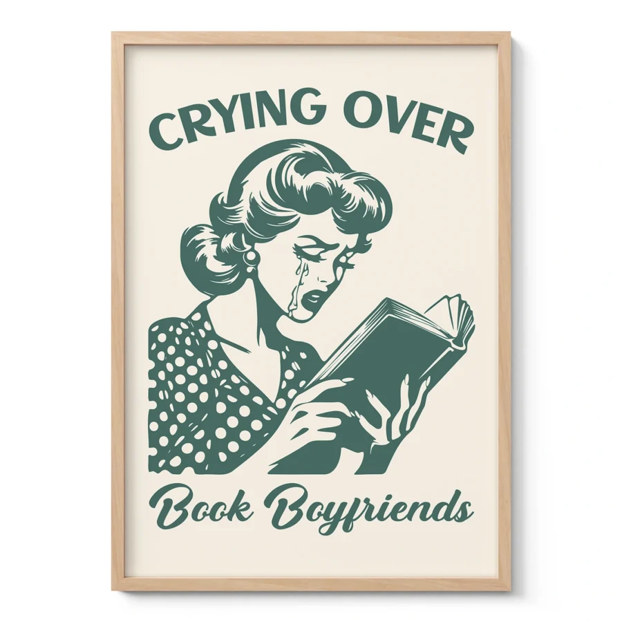 Retro Woman Wall Art – Lost in Romance