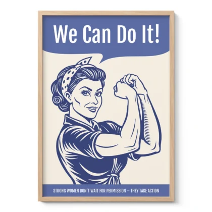 Strong Women Wall Art – We Can Do It