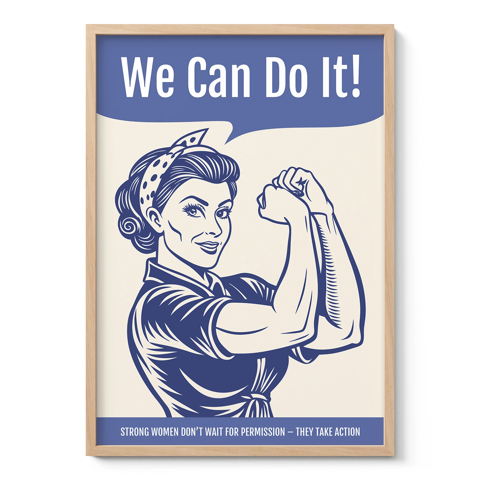 Strong Women Wall Art – We Can Do It