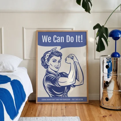 Strong Women Wall Art – We Can Do It