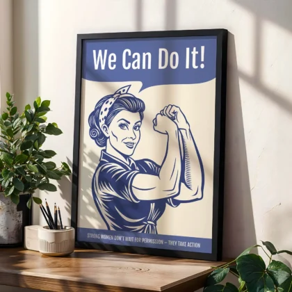 Strong Women Wall Art – We Can Do It