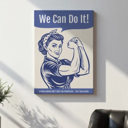 Strong Women Wall Art – We Can Do It