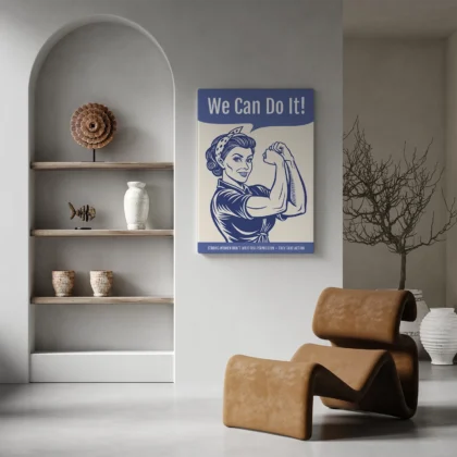 Strong Women Wall Art – We Can Do It
