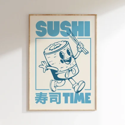 Japoniško stiliaus paveikslas – Sušiai