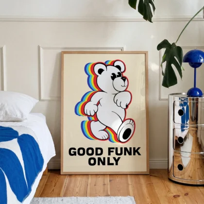 Teddy Bear Wall Art – Good Funk Only