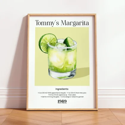 Wandbild – Tommy’s Margarita Cocktail Rezept