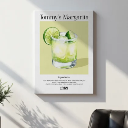 Wandbild – Tommy’s Margarita Cocktail Rezept