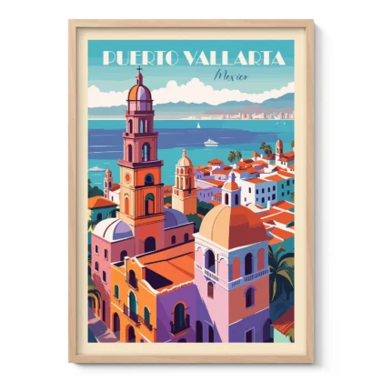 Wandbild – Puerto Vallarta, Mexiko