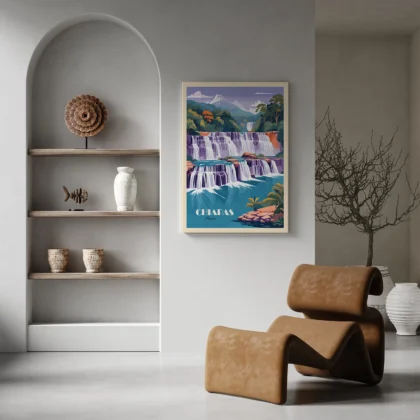 Waterfall Wall Art – Chiapas, Mexico