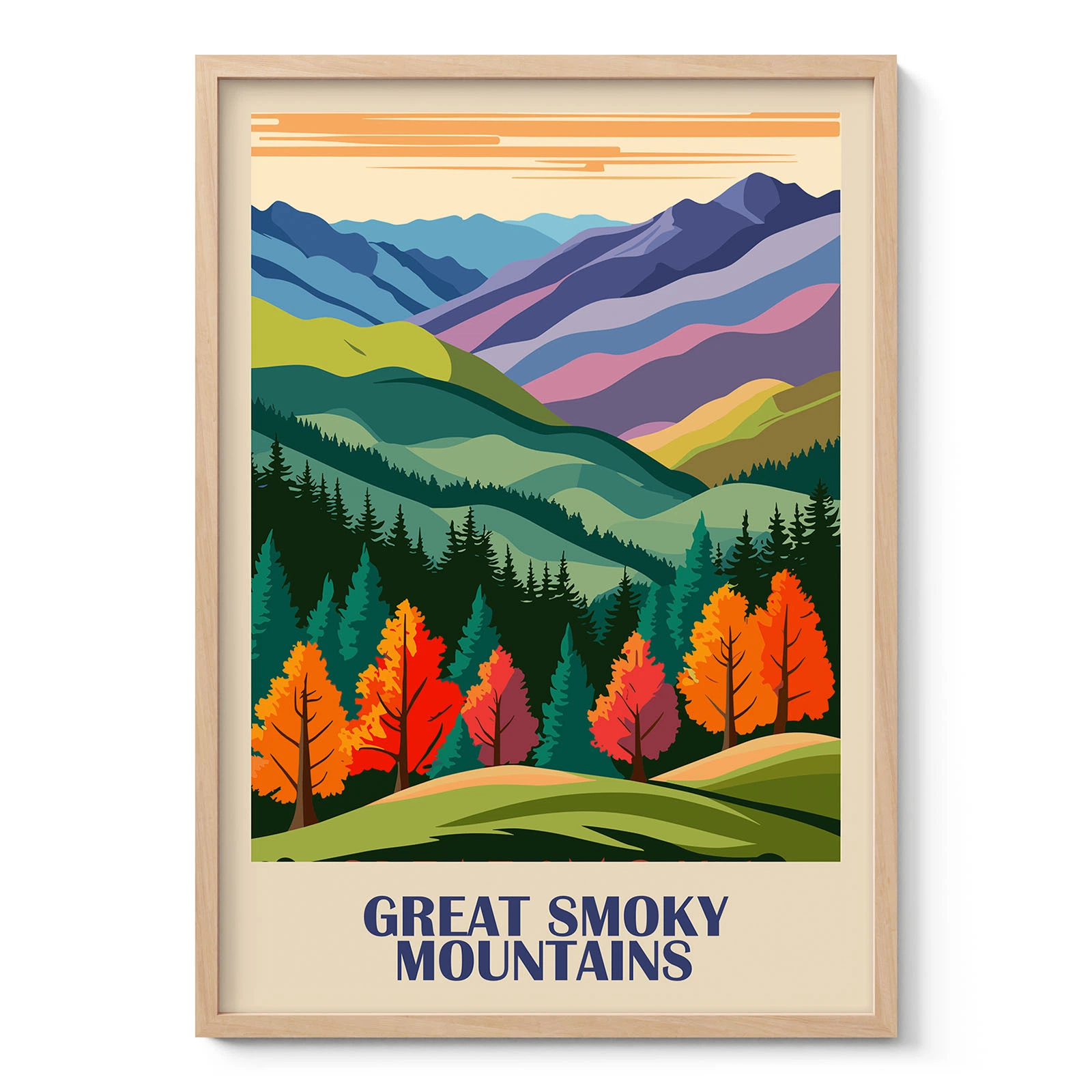 Wandbild – Great Smoky Mountains Nationalpark