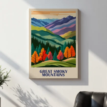 Wandbild – Great Smoky Mountains Nationalpark