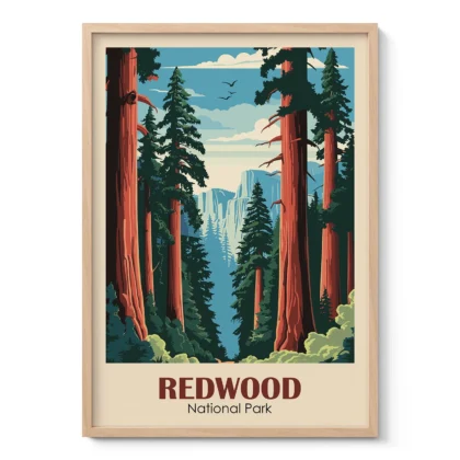 Wandbild – Redwood-Nationalpark