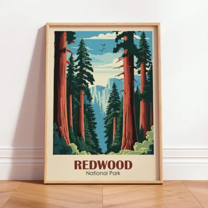 Wandbild – Redwood-Nationalpark