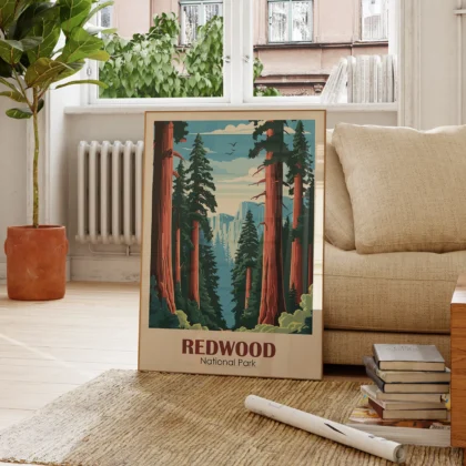 Wandbild – Redwood-Nationalpark