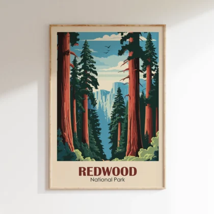 Wandbild – Redwood-Nationalpark