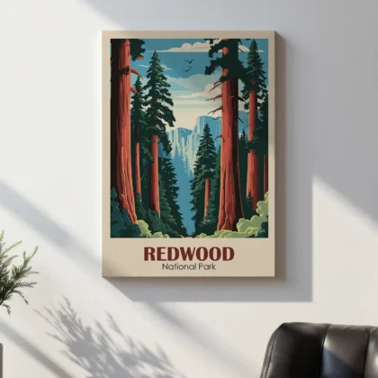 Wandbild – Redwood-Nationalpark
