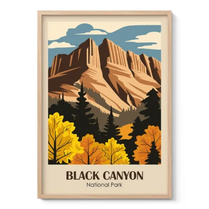 Wandbild – Black-Canyon-Nationalpark