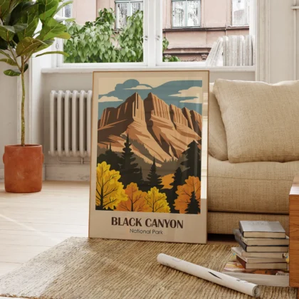Wandbild – Black-Canyon-Nationalpark