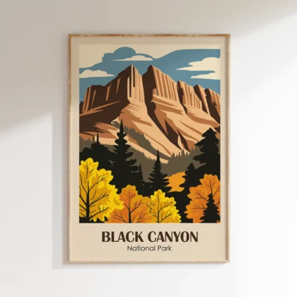 Wandbild – Black-Canyon-Nationalpark