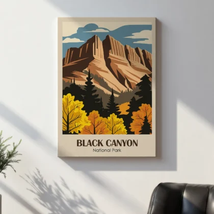 Wandbild – Black-Canyon-Nationalpark