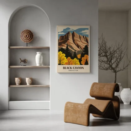 Wandbild – Black-Canyon-Nationalpark